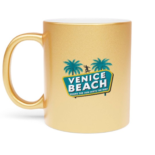 Venice Beach Metallic Mugs