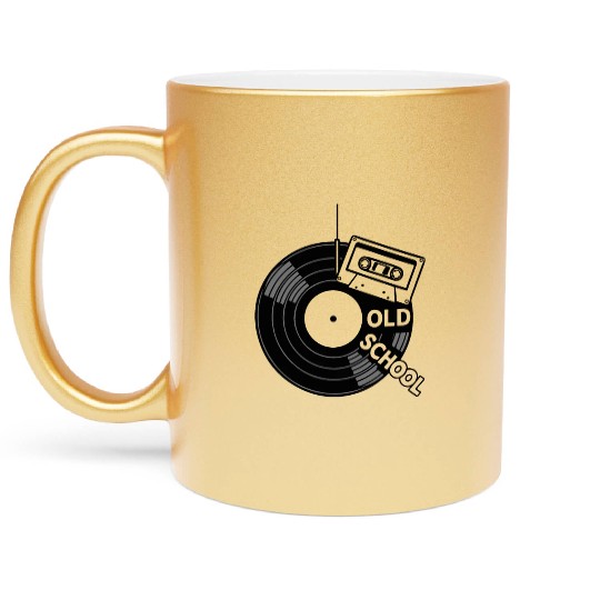 Old School Metallic Mugs