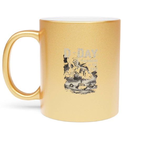 D-Day The Beginning of the End 80th Anniversary 20 Metallic Mugs