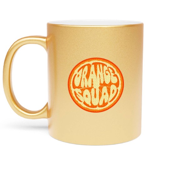 Orange Lover Fruit Orange Citrus Fruit Lover Metallic Mugs