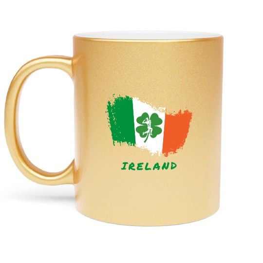 Ireland Cricket Metallic Mugs