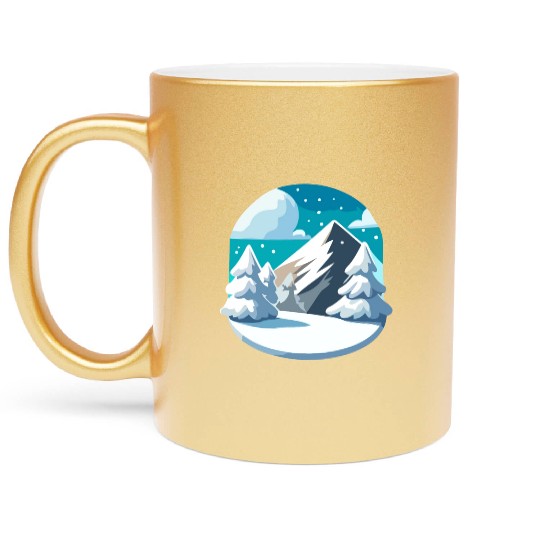 Winter Wonderland Metallic Mugs