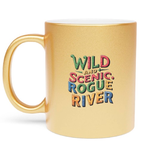 Wild and Scenic: Rogue River Metallic Mugs