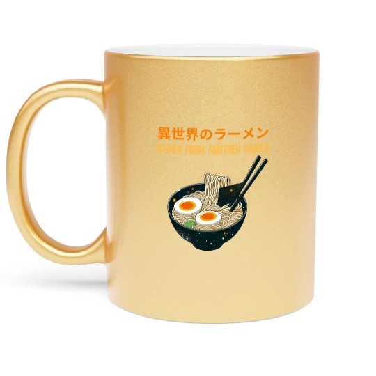 ramen noodles A Taste of Another Worlds Metallic Mugs