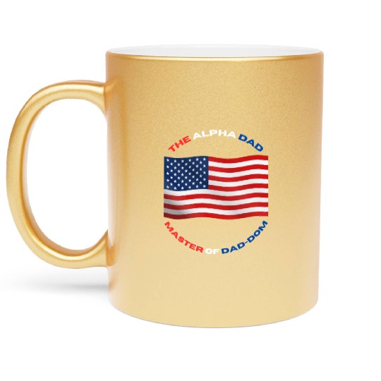 American Dad dom farther step dad Metallic Mugs
