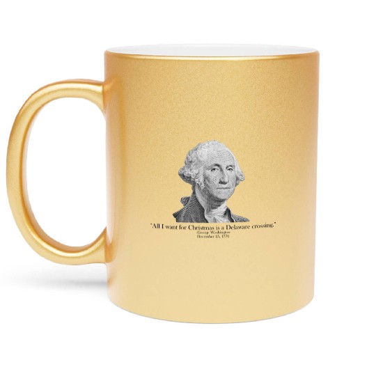 Delaware Crossing AP US History George Washington Metallic Mugs