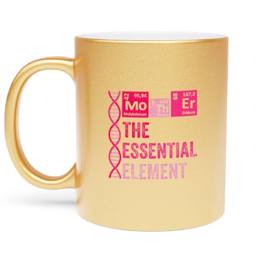 Mother Element Mom Chemistry Teacher Metallic Mugs