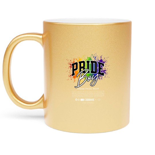 Love Is Love Pride Colors Of Rainbow Equality fun Metallic Mugs