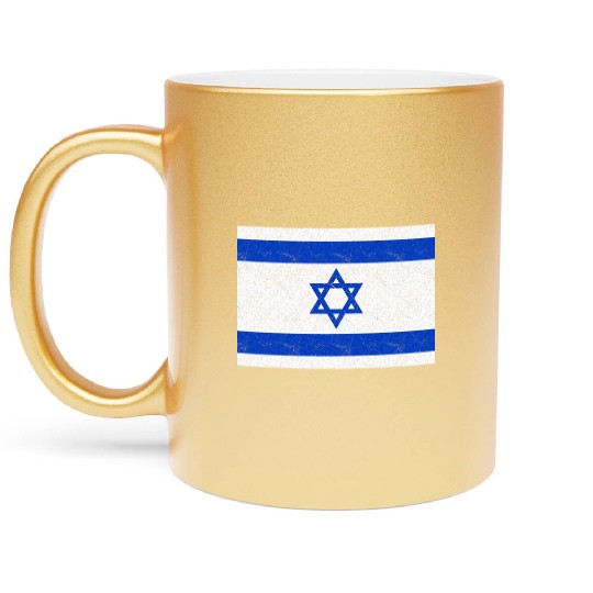 Israel Flag Metallic Mugs