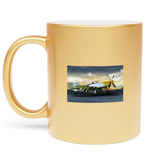 P-51 Metallic Mugs