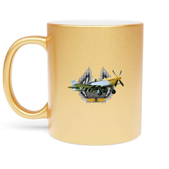 P-51 Metallic Mugs