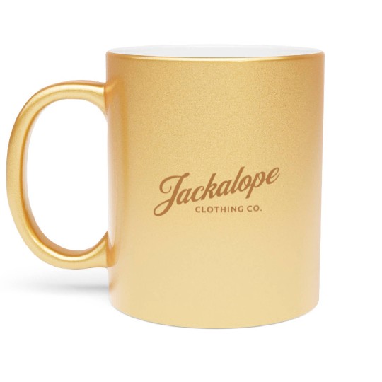 Jackalope Clothing Co Logo Metallic Mugs