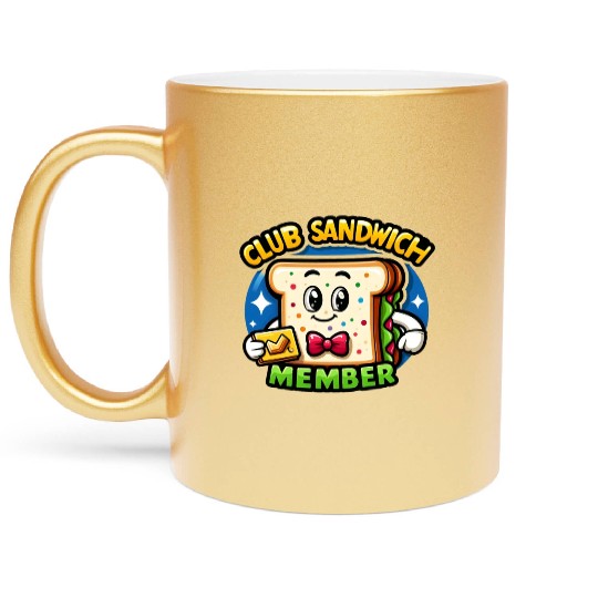 The Club Sandwich Member Metallic Mugs