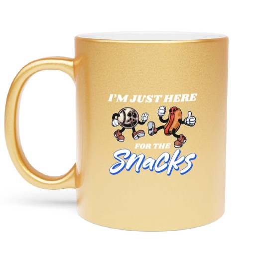 Patriotic Fun: 4th Of July Hot Dogs, Snacks Metallic Mugs