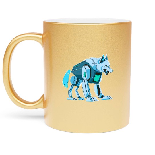 wolf Metallic Mugs
