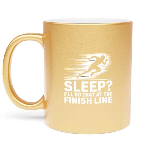 Ultra Running Ultramarathon Runner Marathoner Metallic Mugs