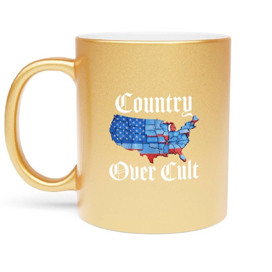 Country Over Cult Metallic Mugs