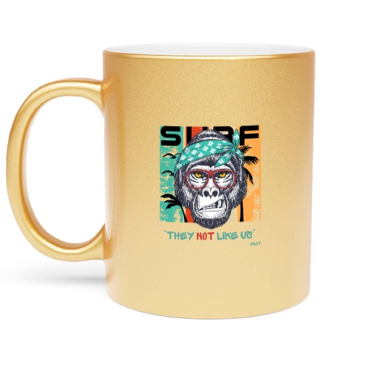 They Not Like Us Design Metallic Mugs