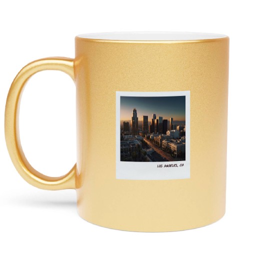 Mono Enterprises "Travels" Los Angeles Metallic Mugs