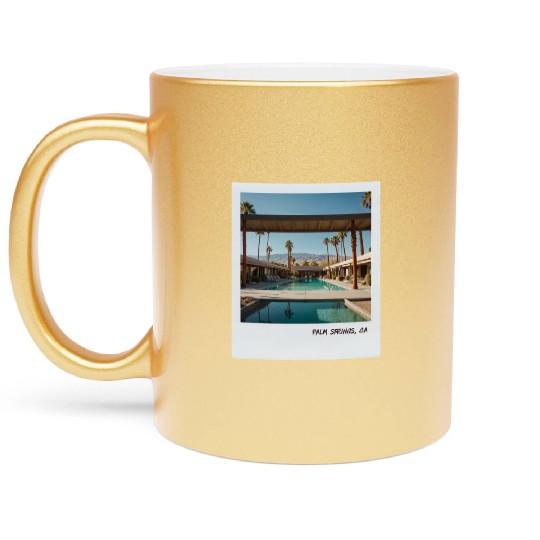 Mono Enterprises "Travels" Palm Springs #4 Metallic Mugs