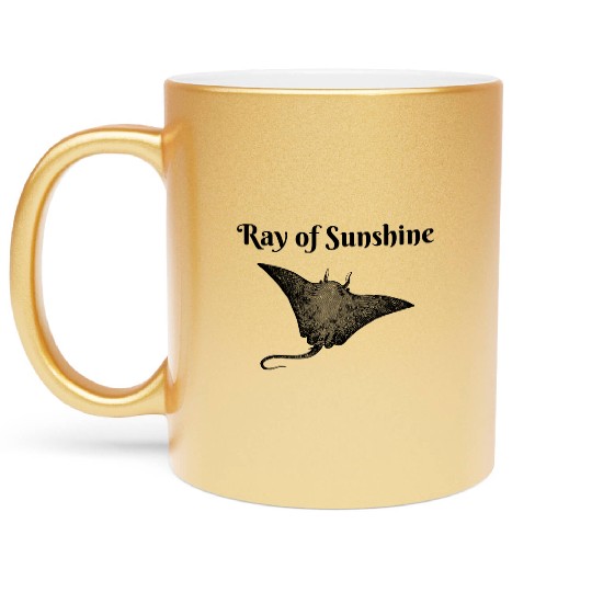 Ray of Sunshine Metallic Mugs