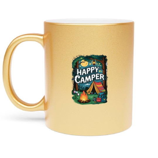 Happy Camper Delight Metallic Mugs