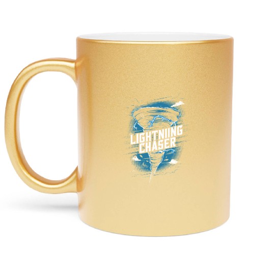 Tornado Chasing Adventures: Embrace Nature's Fury Metallic Mugs