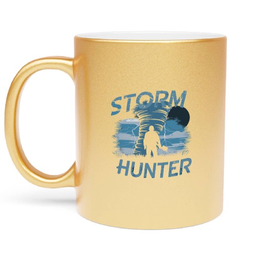 Tornado Chasing Adventures: Embrace Nature's Fury Metallic Mugs