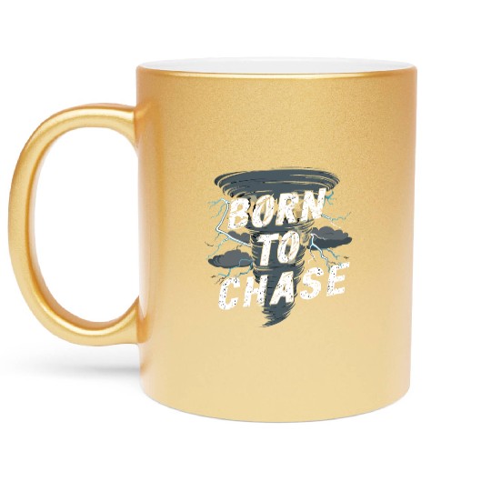 Tornado Chasing Adventures: Embrace Nature's Fury Metallic Mugs