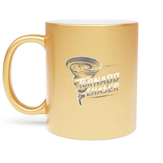 Tornado Chasing Adventures: Embrace Nature's Fury Metallic Mugs