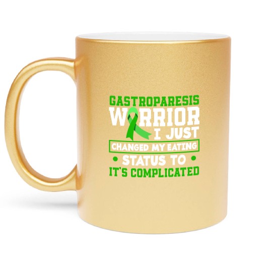 Gastroparesis Warrior Awareness Metallic Mugs