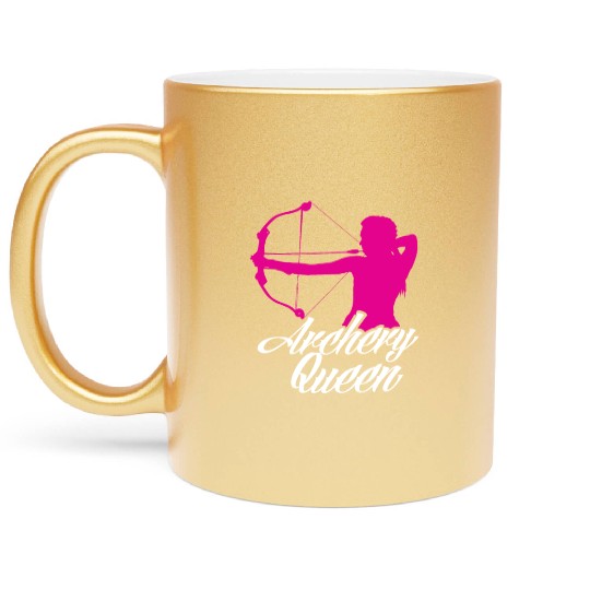 Archery Queen Metallic Mugs