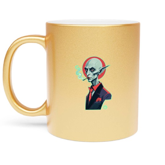 NOSFERATU WEED Metallic Mugs