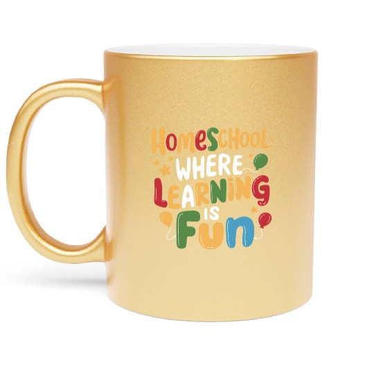 Embrace The Homeschool Journey With Your Metallic Mugs