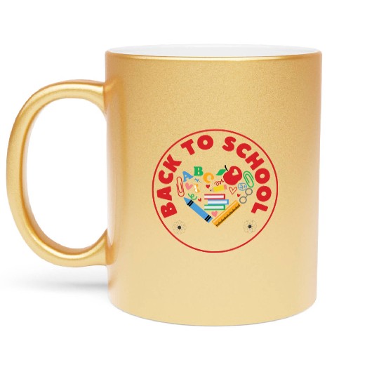 Back to school, Ready for School Adventures Metallic Mugs
