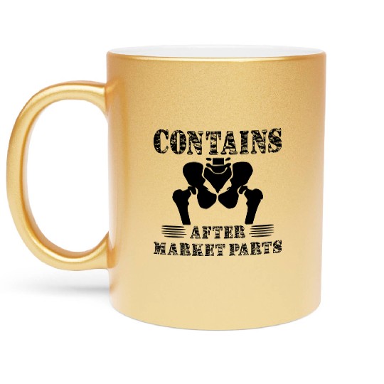 Contains After Market Parts LIKE US ON FACEBOOK Metallic Mugs