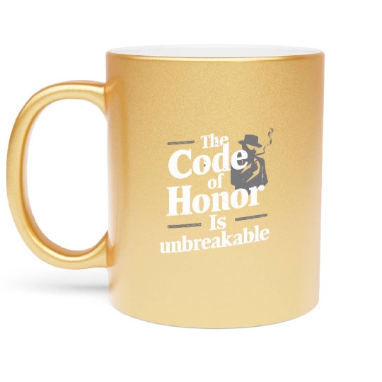 Mobster Gangster Mafia Organized Crime Boss Metallic Mugs