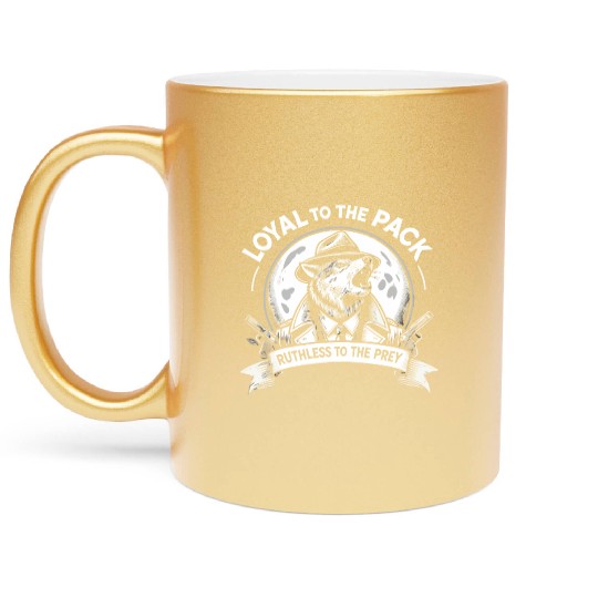 Mobster Gangster Mafia Organized Crime Boss Metallic Mugs
