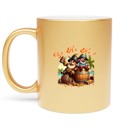 Pirate Rum Metallic Mugs