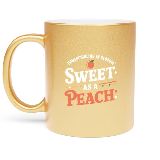 Georgia Homeschool Adventures Georgia Metallic Mugs