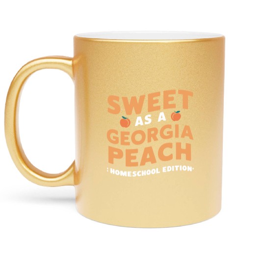 Georgia Homeschool Adventures Georgia Metallic Mugs
