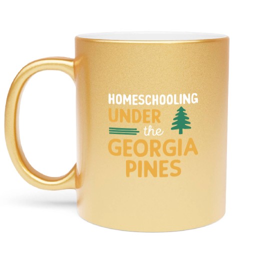 Georgia Homeschool Adventures Georgia Metallic Mugs