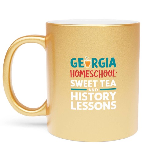 Georgia Homeschool Adventures Georgia Metallic Mugs