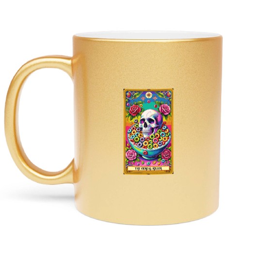 The Cereal Killer Tarot Metallic Mugs