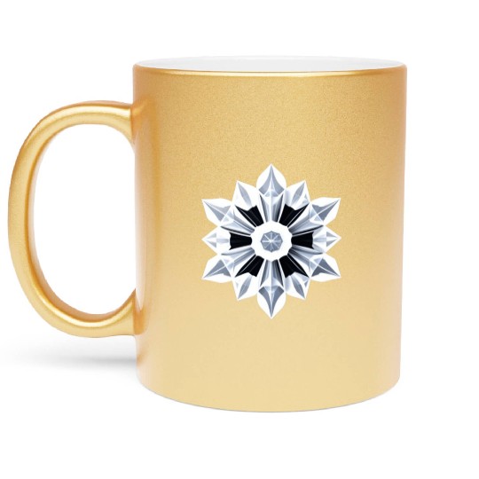 Ice Crystal Metallic Mugs