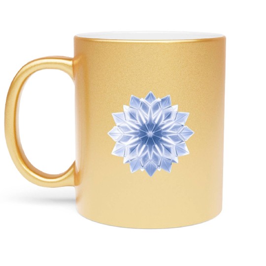 Ice Crystal Metallic Mugs