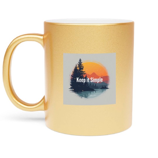 keep it simple trends Metallic Mugs
