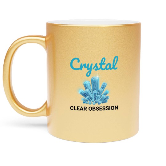 Crystal Collecting Rock Hunting Mineral Collector Metallic Mugs