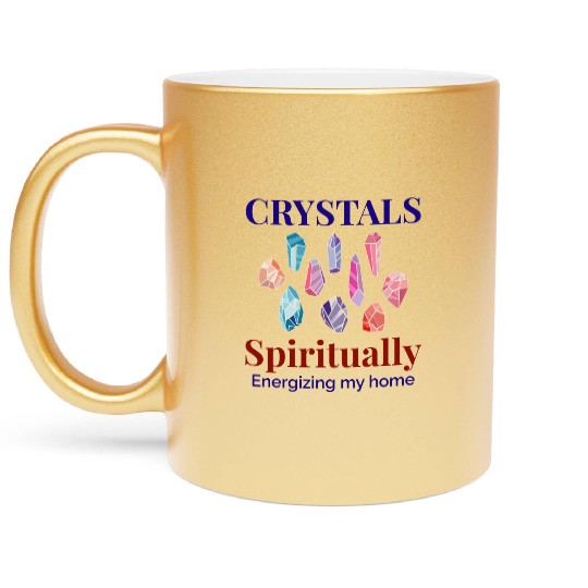 Crystal Collecting Rock Hunting Mineral Collector Metallic Mugs