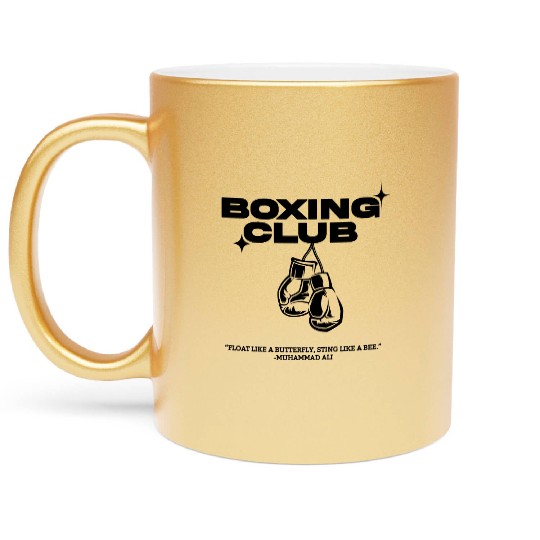 Boxing Club - kickboxing sport Metallic Mugs